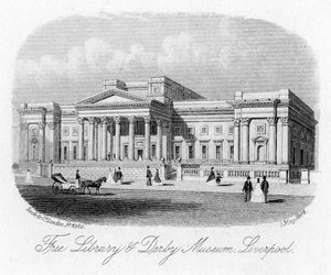 Free Library and Derby Museum, Liverpool, 1. toukokuuta 1864 tekijältä Unbekannt