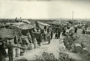 Ranskalaiset kenttäkeittiöt tulilinjan takana, 1919. tekijältä Unbekannt