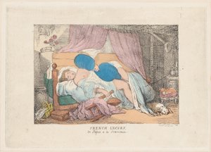 French Luxury, tai Repos a la Francaise, 1800-20., 1800-20. tekijältä Unbekannt