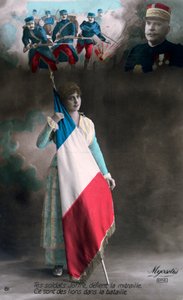 Ranskan ensimmäisen maailmansodan postikortti, 1914-1918 tekijältä Unbekannt
