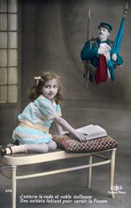 Ranskan ensimmäisen maailmansodan postikortti, 1914-1918 tekijältä Unbekannt