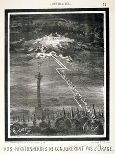 Ranskalainen Preussin vastainen sarjakuva, 1871. tekijältä Unbekannt