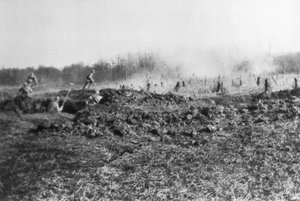 Ranskan vastahyökkäys Sommen ja Oise-joen välillä, Picardie, Ranska, 1918 tekijältä Unbekannt