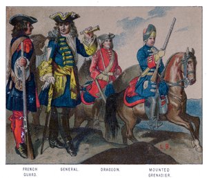Ranskalainen sotilasmekko, 1704 tekijältä Unbekannt