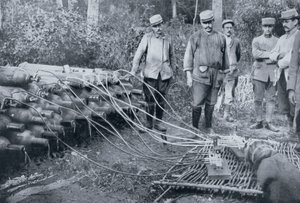 Ranskalaiset sotilaat kaasupulloilla, ensimmäinen maailmansota, 1915 tekijältä Unbekannt