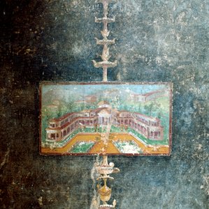 Fresko, Villa Vettii, Pompei. c62-79 jKr tekijältä Unbekannt