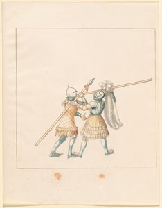 Freydal, The Book of Jousts and Tournament of Emperor Maximilian I: Combats...Plate 150, c1515. tekijältä Unbekannt