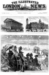 The Illustrated London Newsin etusivu, 1887 tekijältä Unbekannt