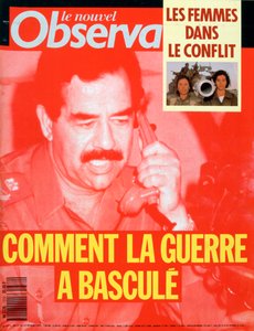 Le Nouvel Observateurin etukansi, helmikuu 1991 tekijältä Unbekannt