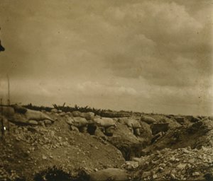 Etulinja, Jonchery, Pohjois-Ranska, c1914-c1918 tekijältä Unbekannt