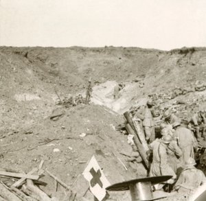 Etulinja, Sailly-Saillisel, Pohjois-Ranska, c1914-c1918 tekijältä Unbekannt