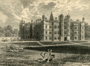 Burghley Housen edessä, 1898. tekijältä Unbekannt