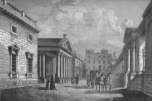 Carlton Housen edessä, Westminster, Lontoo, c1820 1878 tekijältä Unbekannt