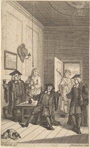 Oxfordin huumorin etukappale, huhtikuu 1730. tekijältä Unbekannt