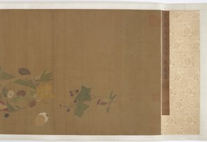 Hedelmät, vihannekset, kukat ja hyönteiset, Ming-dynastia, 1368-1644. tekijältä Unbekannt