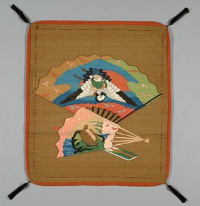 Fukusa Gift Cover, Japani, myöhäinen Edo-kausi 1789-1868 Meiji-kausi 1868-1912, 1800-luku. tekijältä Unbekannt