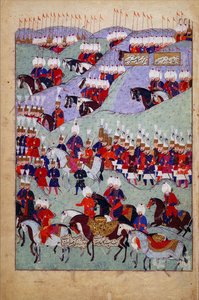 Sulttaani Suleyman Suuren hautajaiset. Sulttaani Suleymanin historia, 1579 tekijältä Unbekannt