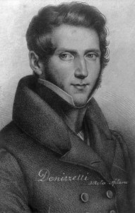 Gaetano Donizetti 1797-1848, italialainen säveltäjä, 1900-luku tekijältä Unbekannt