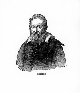 Galileo Galilei, italialainen fyysikko, tähtitieteilijä ja filosofi, 1900-luku tekijältä Unbekannt