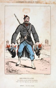 Garde Mobile de la Seine, Pariisin voitot, 1870-1871 tekijältä Unbekannt