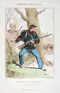 Osastojen liikkuva vartija, Pariisin piiritys, 1870-1871 tekijältä Unbekannt