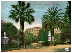 Garibaldi Garden, Palermo, Sisilia, Italia, 1900-luvun alku tekijältä Unbekannt
