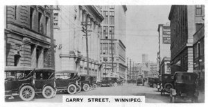 Garry Street, Winnipeg, Manitoba, Kanada, 1920-luku tekijältä Unbekannt