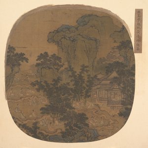 Kokoontuminen orkideapaviljongissa, 1500-luku. tekijältä Unbekannt