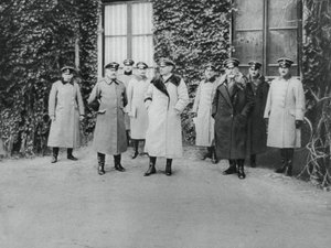Kenraali Alexander von Kluck ja muut upseerit, Ensimmäinen maailmansota, 1915 tekijältä Unbekannt