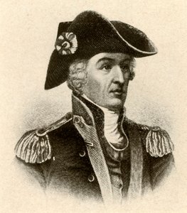Kenraali Francis Marion, takki, jossa korkea kaulus ja liivi, n. 1770, 1937. tekijältä Unbekannt