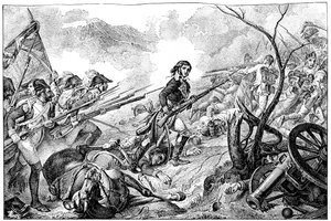 Kenraali Joubert Rivolin taistelussa 14. tammikuuta 1797 1882-1884 tekijältä Unbekannt