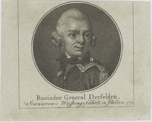 Kenraali Otto Wilhelm Derfelden 1737-1819, n. 1800 tekijältä Unbekannt