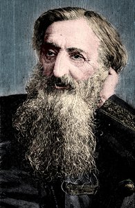 Kenraali William Booth, evankelinen sosiaalityöntekijä ja Pelastusarmeijan perustaja, 1894 tekijältä Unbekannt