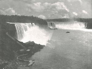 Yleisnäkymä Niagaran putouksille, 1895. tekijältä Unbekannt
