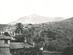 Yleisnäkymä, joka esittää huippua, Teneriffa, Kanariansaaret, Espanja, 1895. tekijältä Unbekannt