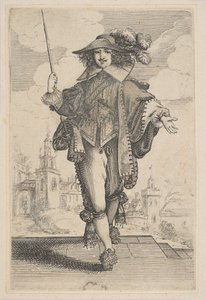 Herrasmies pitelee viljaa, 1629. tekijältä Unbekannt