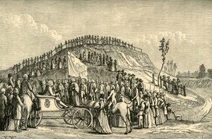 George III ja kuningatar Charlotte Eton Montemissa, 1778, 1911. tekijältä Unbekannt