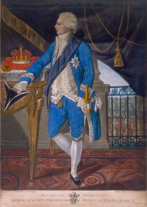 George IV Walesin prinssinä, 1795 tekijältä Unbekannt