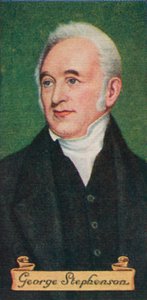George Stephenson, otettu savukekorttisarjasta, 1935 tekijältä Unbekannt