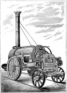 George Stephensonin veturi Rocket, c1875 tekijältä Unbekannt