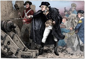 George Washington Yorktownin piirityksessä Virginiassa, 1781 c1880 tekijältä Unbekannt