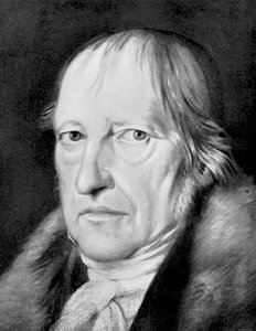 George Wilhlem Friedrich Hegel, saksalainen filosofi tekijältä Unbekannt