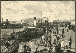 Georges Landing Stage, 1898. tekijältä Unbekannt