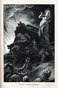 Saksalainen hautajaisuhri, 1882 tekijältä Unbekannt