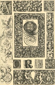 Saksan renessanssin typografiset koristeet, 1898. tekijältä Unbekannt
