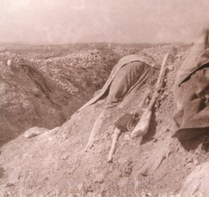 Saksalainen ruumis, Somme, Pohjois-Ranska, c1914-c1918 tekijältä Unbekannt