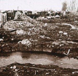 Saksalainen turvakoti, Noordschote, Flanderi, Belgia, c1914-c1918 tekijältä Unbekannt