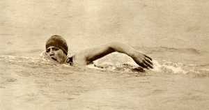 Gertrude Ederle, ensimmäinen nainen, joka ui kanavalla, 1926, 1935. tekijältä Unbekannt