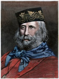 Giuseppe Garibaldi, italialainen patriootti, 1882 tekijältä Unbekannt