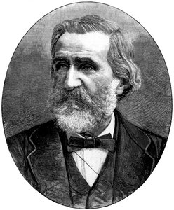 Giuseppe Verdi, italialainen oopperasäveltäjä, 1887 tekijältä Unbekannt
